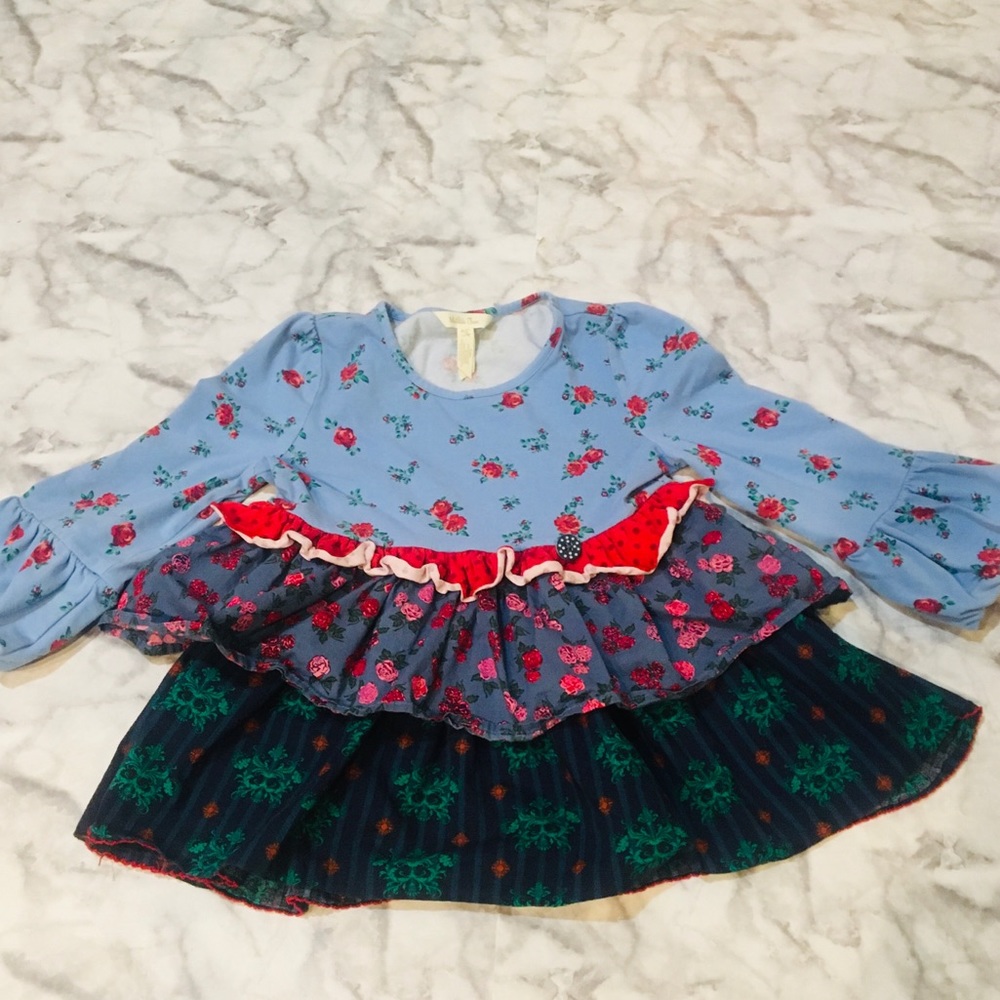 Matilda Jane ruffle top size 10 girls